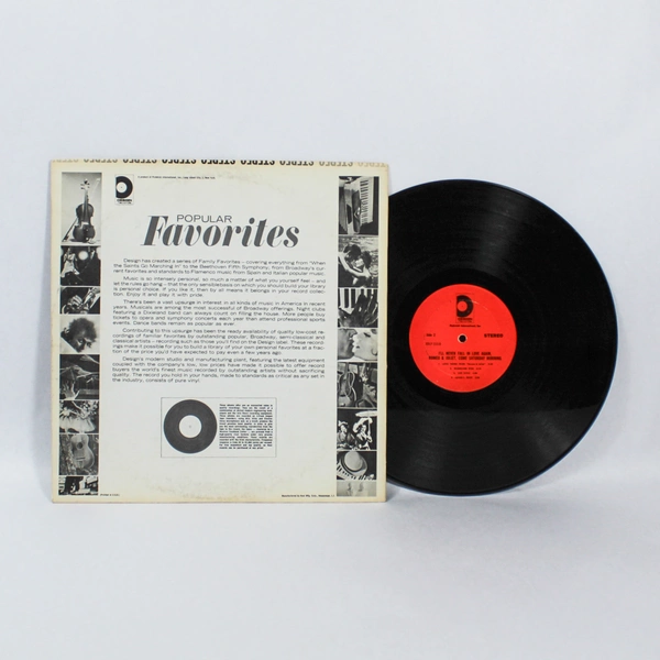 I'll Never Fall In Love Again Romeo & Juliet Vinyl LP Design Records Used