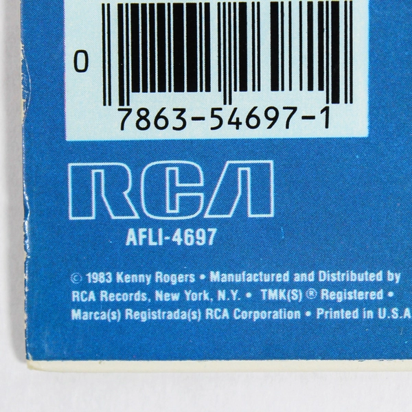 Kenny Rogers Eyes That See In The Dark 1983 Vinyl LP RCA AFLI-4697 Good