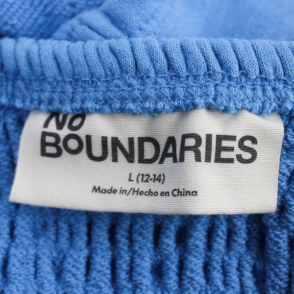 No Boundaries Light Blue Cotton Blend Tube Top Women's Size Large 12-14