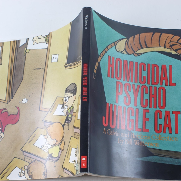 Homicidal Psycho Jungle Cat by Bill Watterson 1994 Scholastic PB Good Condition