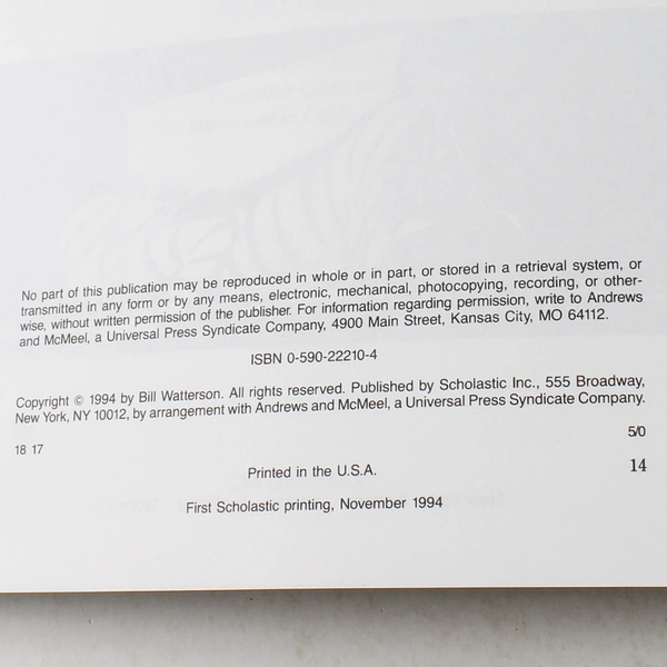 Homicidal Psycho Jungle Cat by Bill Watterson 1994 Scholastic PB Good Condition