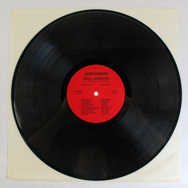 Countrypolitan Hits LP Vinyl 1970 Crystal Corporation Compilation Record