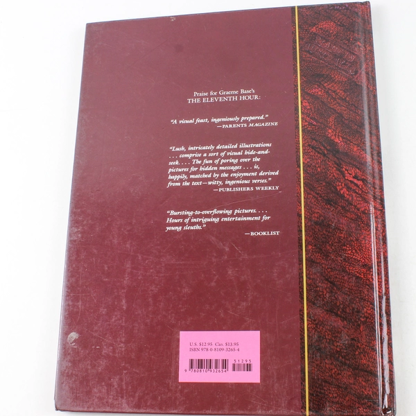 The Eleventh Hour by Graeme Base 1993 Hardcover Curious Mystery Book