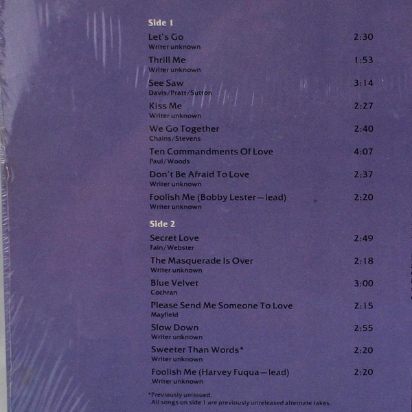 Moonglows Chess Rock N Rhythm Series Sealed LP Compilation 1976