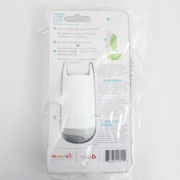 New Sealed Munchkin Arm & Hammer Diaper Bag Dispenser & Bags
