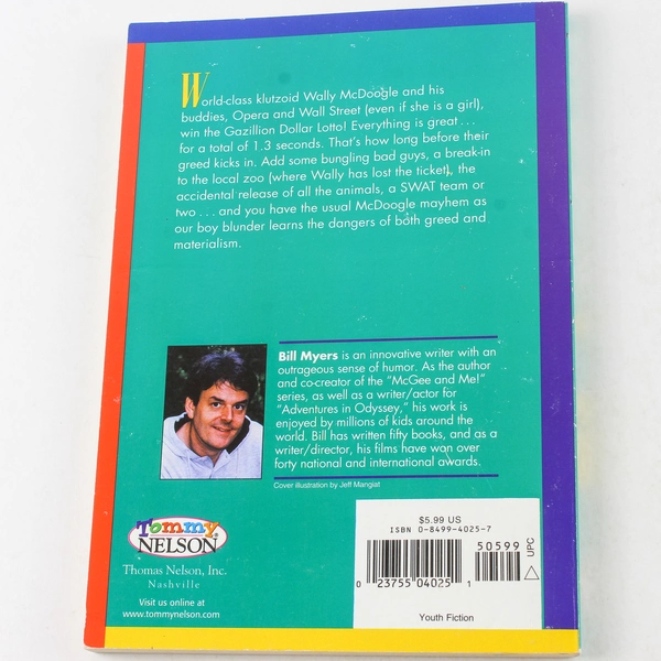 My Life As A Walrus Whoopee Cushion by Bill Myers 1999 Paperback Book