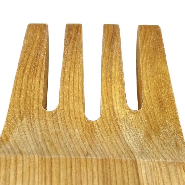 Wood Bear Claw Salad Servers Mixers 