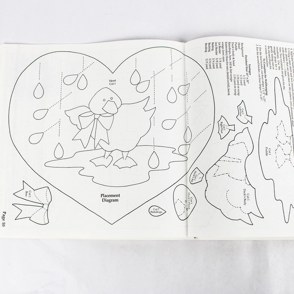 1993 Piecemakers Times & Seasons Quilt Pattern Cover Quilt