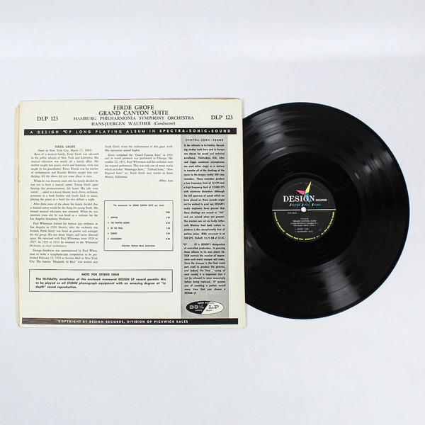 Ferde Grofe Grand Canyon Suite Vinyl LP 1960 Hamburg Philharmonia Orchestra