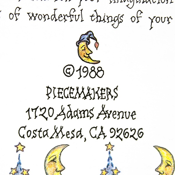 Piecemakers Times & Seasons 1990 Calendar and Quilt Patterns For Every Month