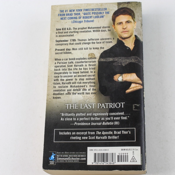 The Last Patriot by Brad Thor 2008 Paperback Thriller Good Condition