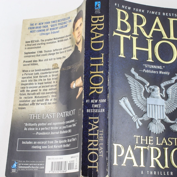 The Last Patriot by Brad Thor 2008 Paperback Thriller Good Condition
