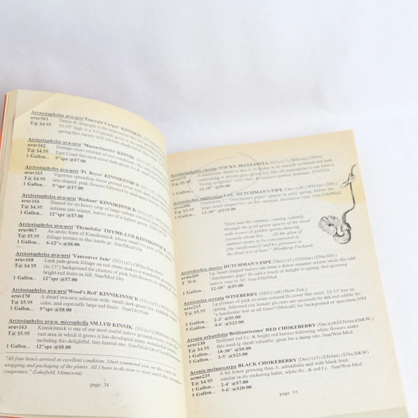 Forest Farm Fall 1996 Book on Ornamental & Useful Plants - Good Condition