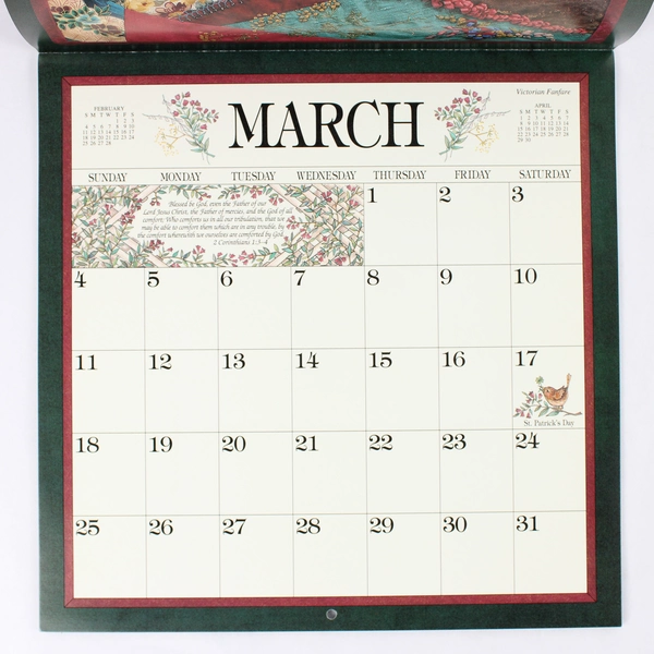 Vintage Piecemakers Times & Seasons Calendar and Quilt Book For 2001