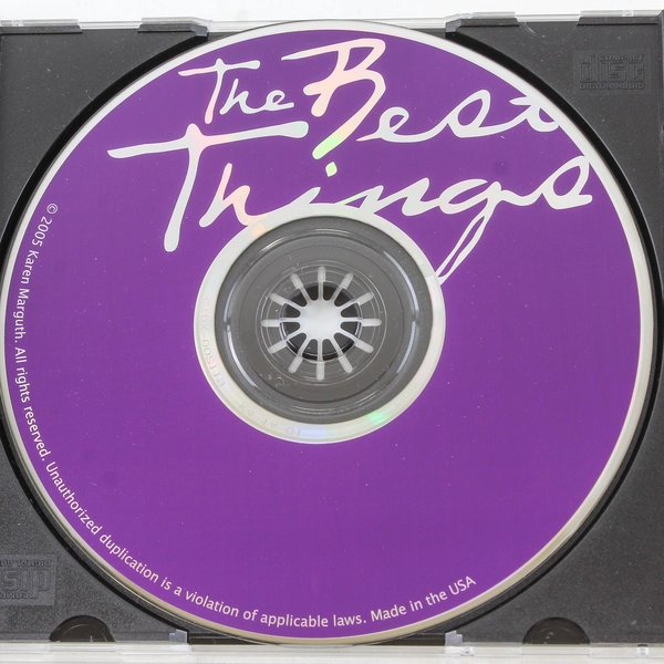 Karen Marguth The Best Things CD 2005 Jazz Blue Street Band - Good Condition