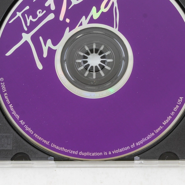 Karen Marguth The Best Things CD 2005 Jazz Blue Street Band - Good Condition