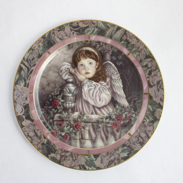 Vintage 1993 Bradford Exchange Hope Gardens of Innocence Collector Plate