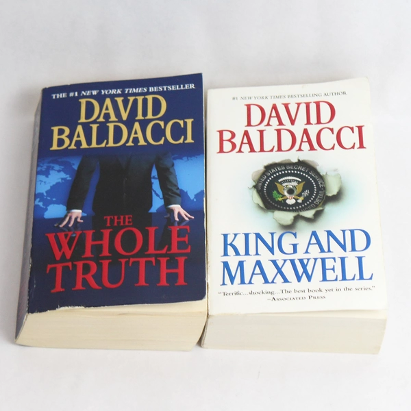 Lot of 2 David Baldacci Books King and Maxwell and The Whole Truth GC Publishing