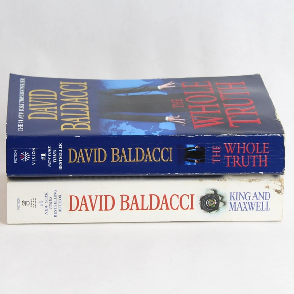 Lot of 2 David Baldacci Books King and Maxwell and The Whole Truth GC Publishing