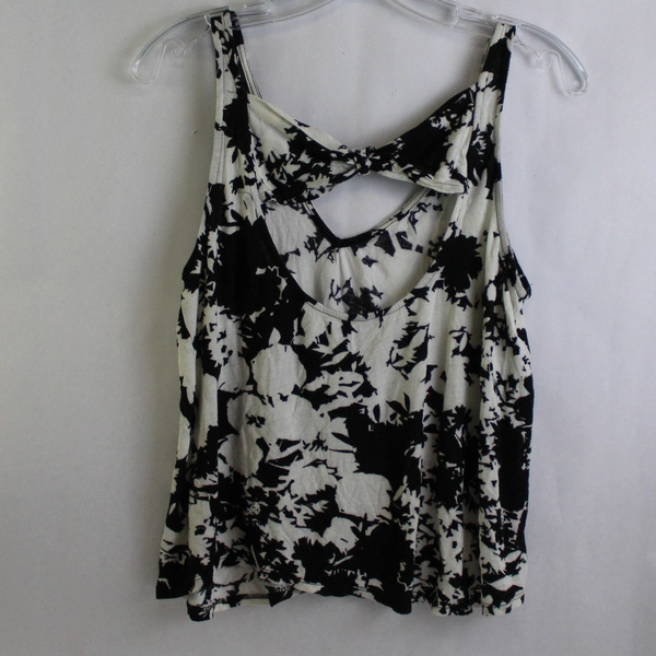 Sweet Claire Black and White Tank Top Women's Size Large