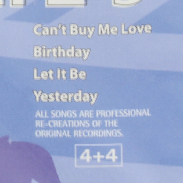 Hits of the Beatles House Party Karaoke CD 2003 Sealed 4 Songs New