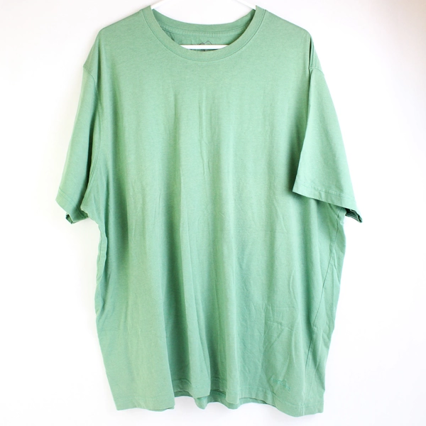 Eddie Bauer Solid Green Short Sleeve T-Shirt Men's Size 4XL