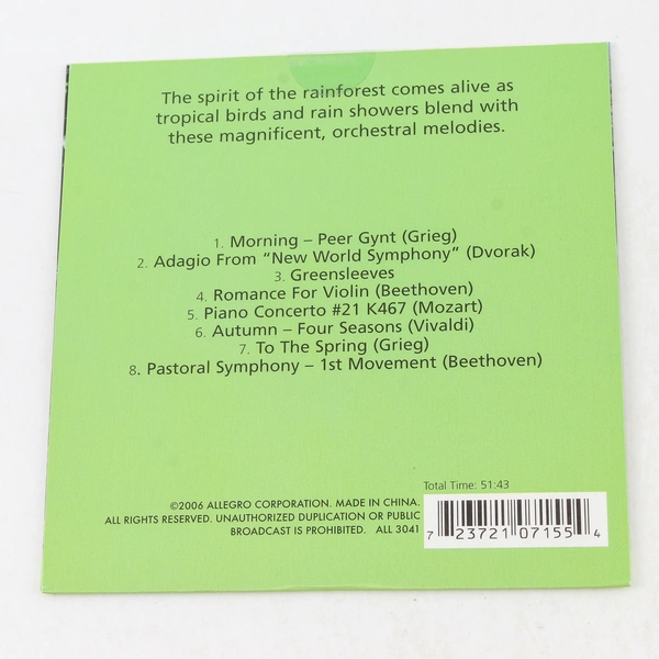 Spirit of the Rainforest Body & Soul CD 2006 Allegro Nature Sounds