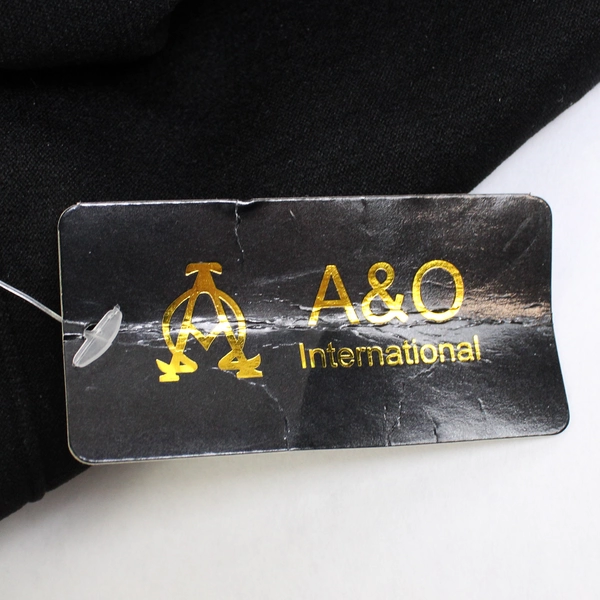 A&O International Pink & Black Wide Waistband Athleisure Leggings Women's Sz 4P