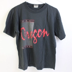 Oneita Gray OSU Oregon Beavers Short Sleeve T-Shirt Size L