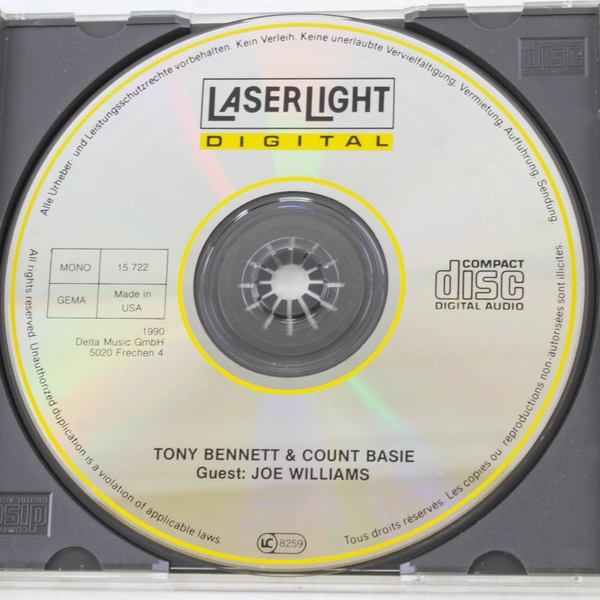 Tony Bennett & Count Basie CD Jazz Collector Edition 1990 - Good Condition