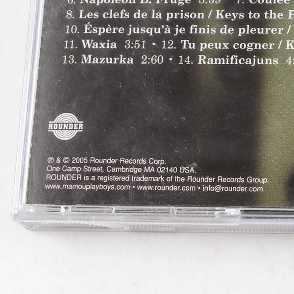 Steve Riley & Mamou Playboys Dominos CD 2005 DualDisc Rounder Records