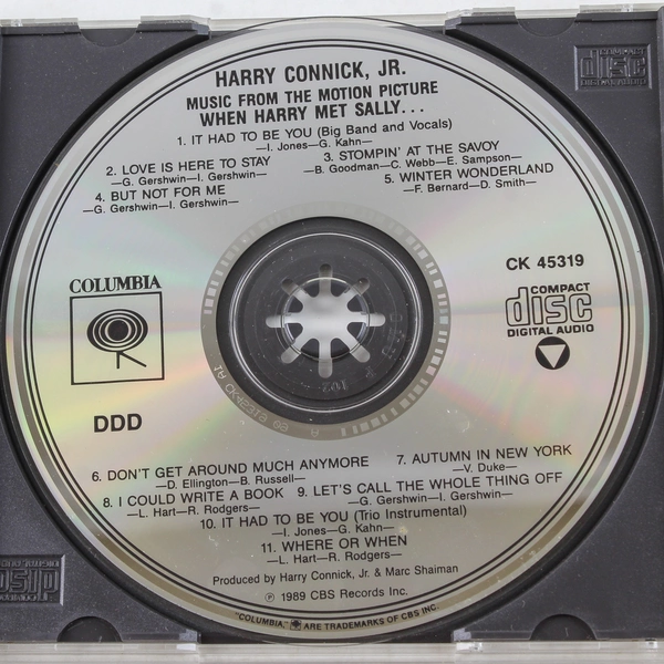 When Harry Met Sally CD - Harry Connick Jr. 1989 - Good Condition