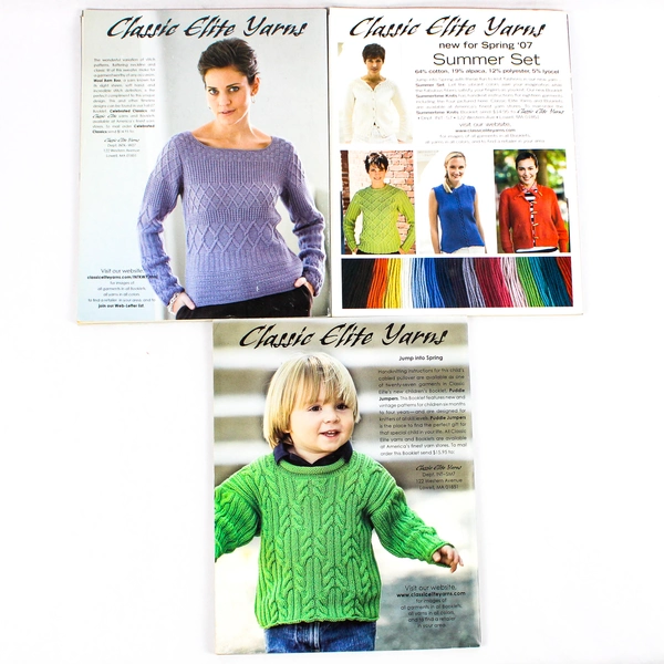 Lot Of 3 Interweave Knits Magazines 2007 Winter Spring Summer