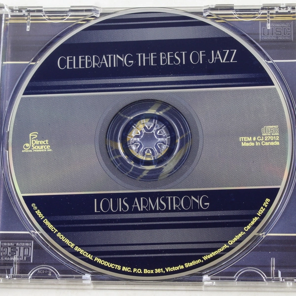 Louis Armstrong Celebrating The Best of Jazz CD 2001 Pre-Owned