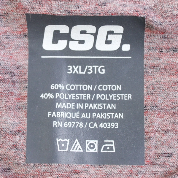 CSG Champs Sports Gear Light Purple Short Sleeve T-Shirt Men's Size 3XL