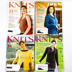 Lot Of 4 Interweave Knits Magazines 2008 Spring Summer Fall Winter