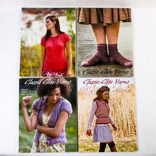Lot Of 4 Interweave Knits Magazines 2008 Spring Summer Fall Winter