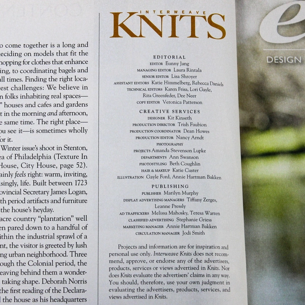 Lot Of 4 Interweave Knits Magazines 2008 Spring Summer Fall Winter