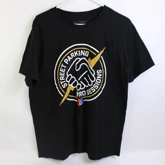 Street Parking Bro Sessions Always On Black Short Sleeve T-Shirt Men's Size L