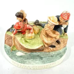 1982 Sebastian Miniature "America Remembers Family Fishing" Figurine 4" Tall