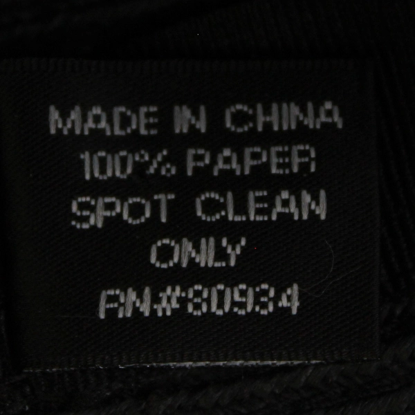 August Women's Black Woven Paper Sun Hat 21.5 Inches Size Small