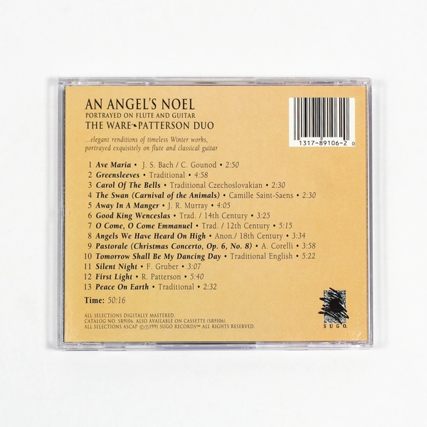 An Angel's Noel CD by The Ware-Patterson Duo 1991 Sugo Records SR9106
