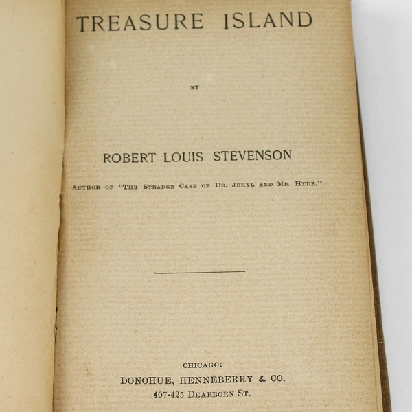Treasure Island Robert Louis Stevenson No Date Hardcover Donohue HenneBerry & Co