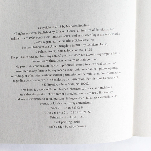 Witch Born by Nicholas Bowling 2018 Chicken House Scholastic Paperback