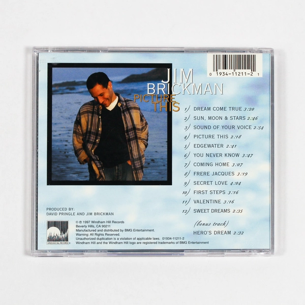 Jim Brickman Picture This CD 1997 Windham Hill Instrumental Music Good Condition