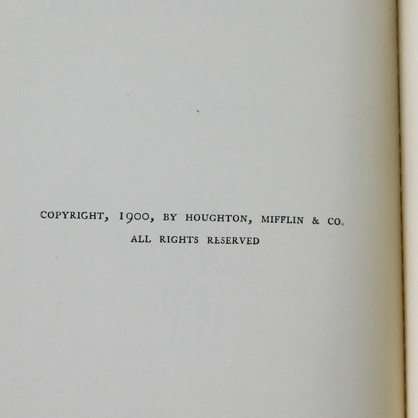 The Scarlet Letter Nathaniel Hawthorne 1900 Houghton Mifflin Hardcover