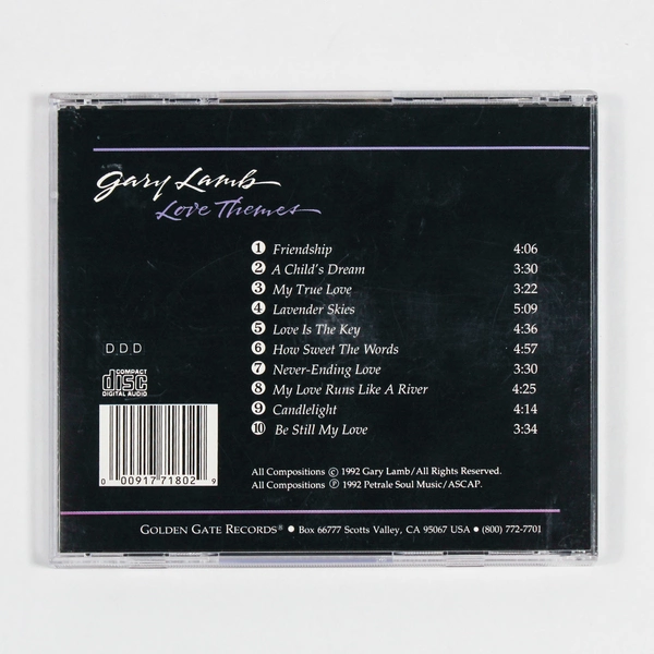 Gary Lamb Love Themes CD 1992 Classical Instrumental - Good Condition