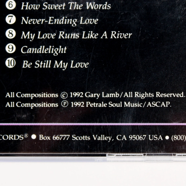 Gary Lamb Love Themes CD 1992 Classical Instrumental - Good Condition