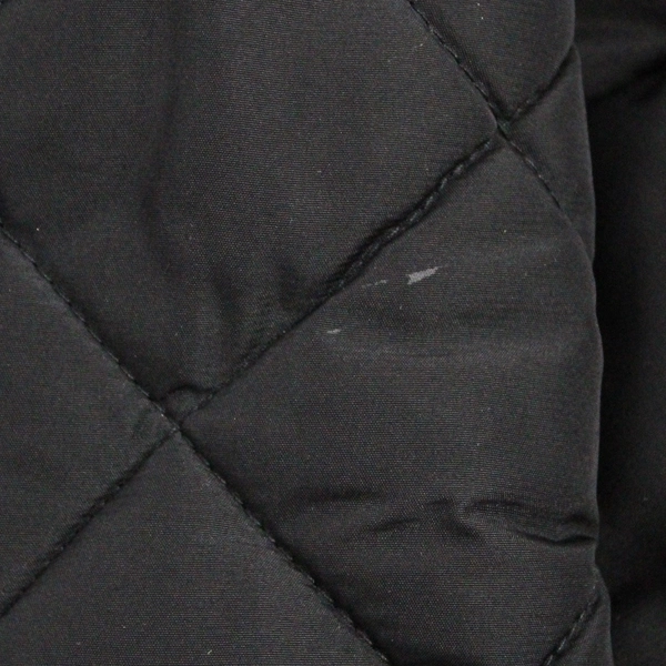 St. John's Bay Black Hooded Puffer Jacket Women's Size Large