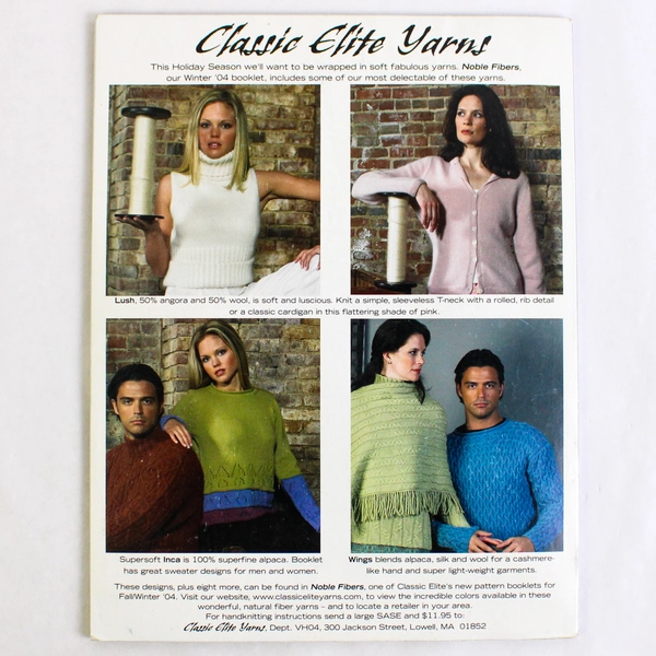 Vogue Knitting International Magazine Holiday 2004 Featuring The New Glam Knits